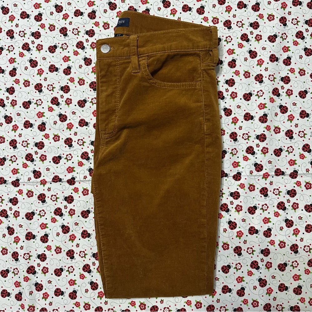 J. Crew Factory Mid-Rise Skinny Corduroy Pants Womens 27